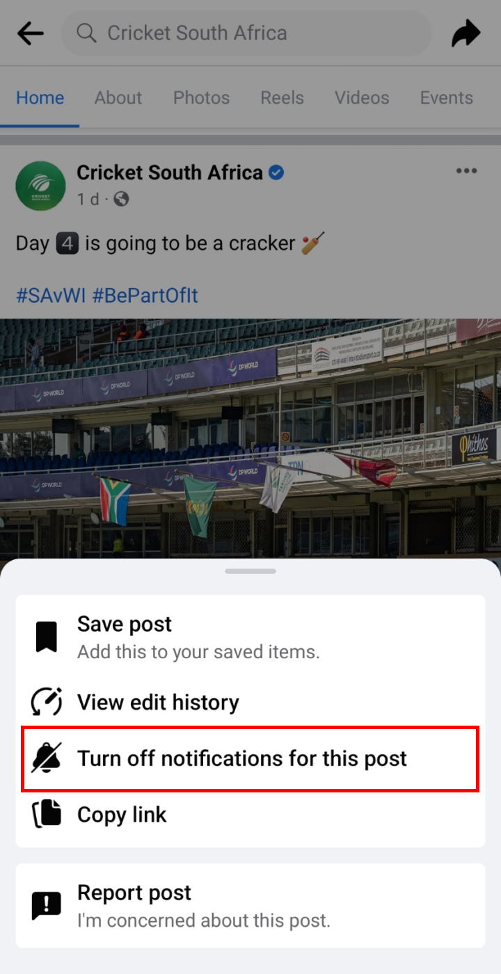 how to unfollow a post on Facebook?